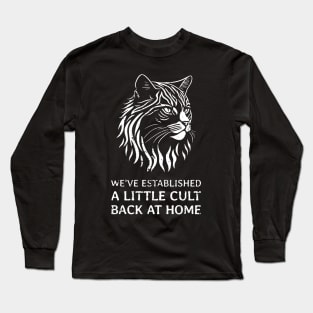 Cat Cult - distressed Long Sleeve T-Shirt